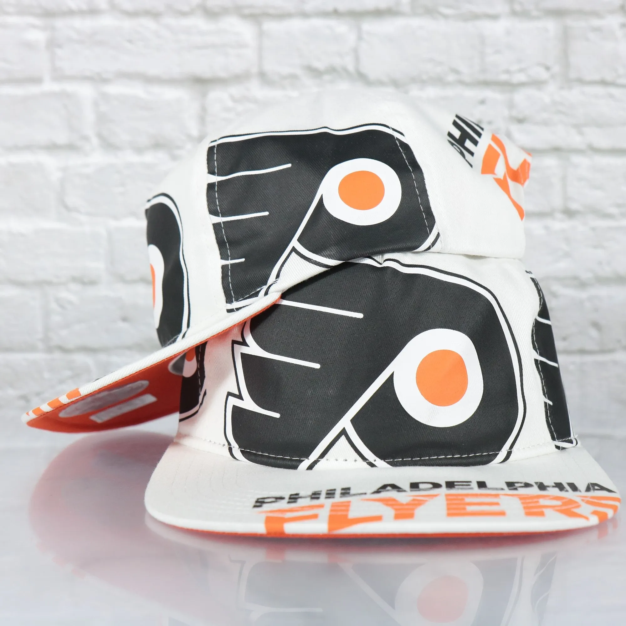 Philadelphia Flyers NHL In Your Face Deadstock Orange bottom | White Snapback Hat