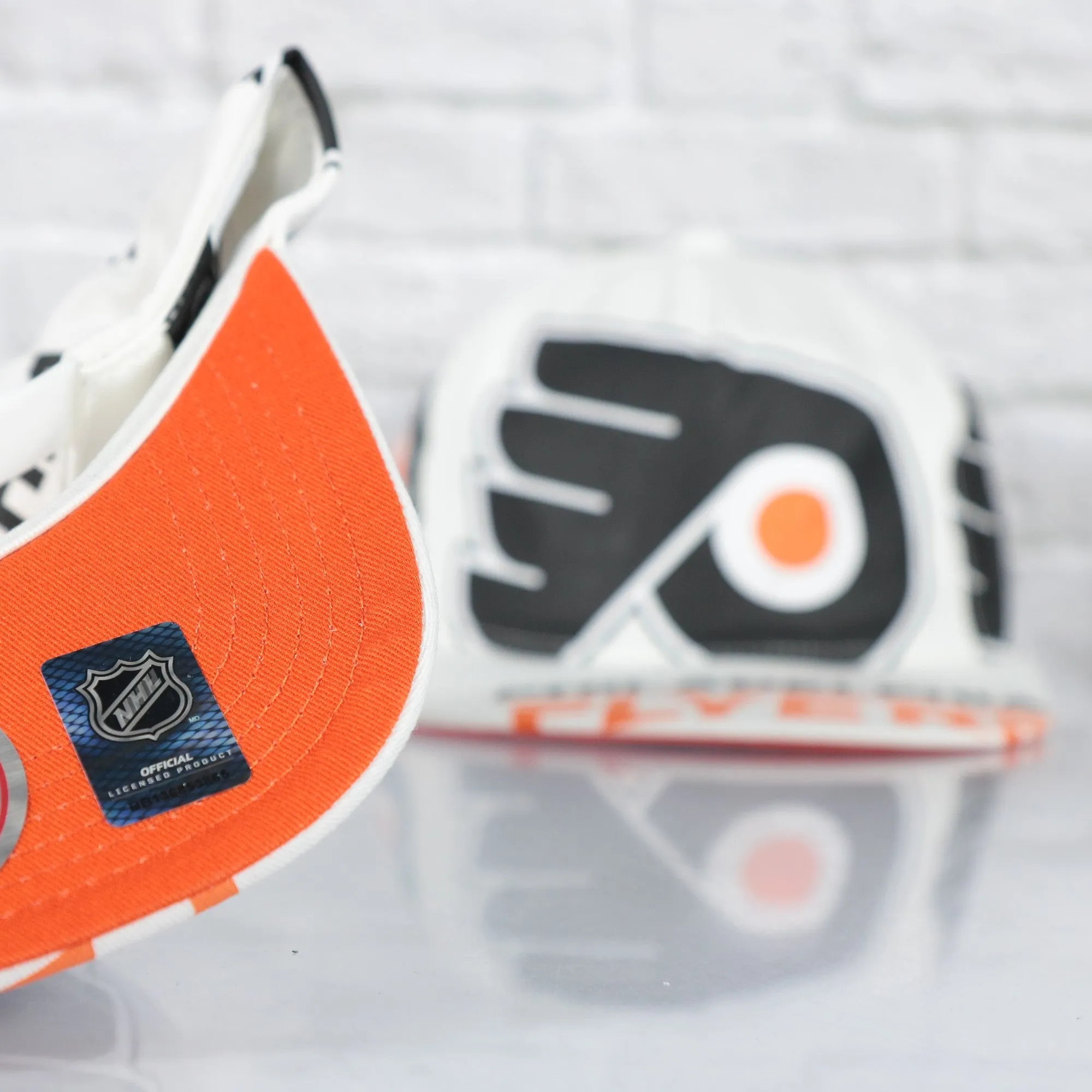 Philadelphia Flyers NHL In Your Face Deadstock Orange bottom | White Snapback Hat