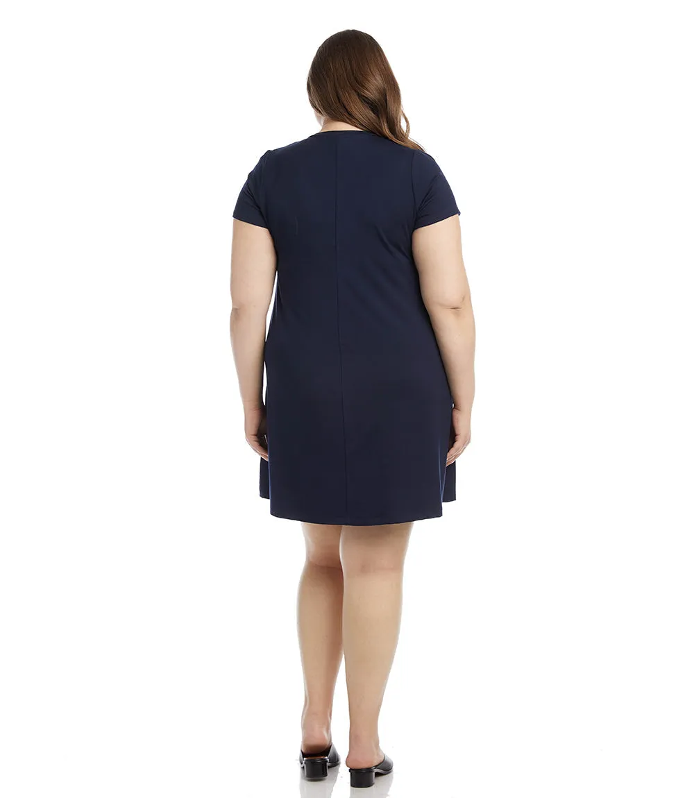 Plus Size Quinn V-Neck Pocket Dress