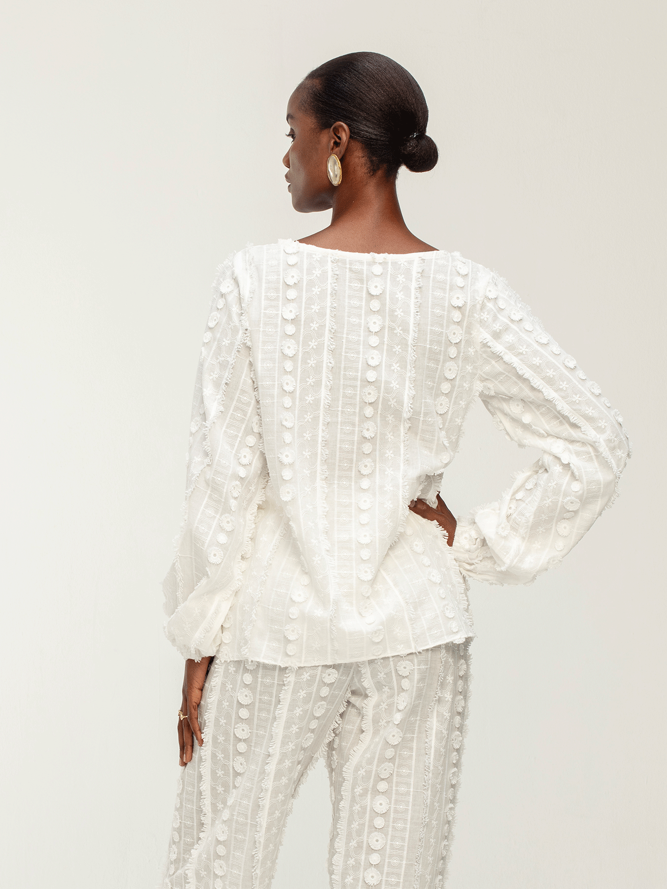 Reem Top - Bahar Blanc