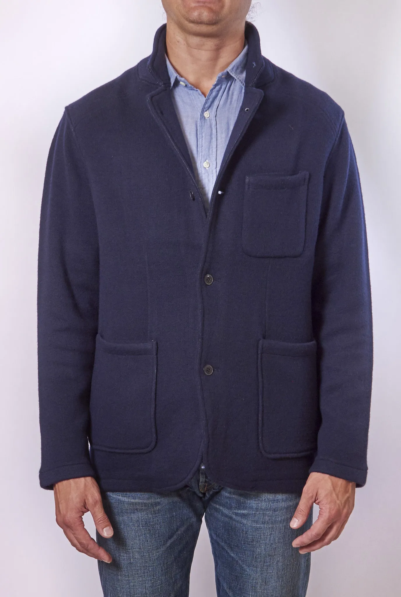 RELWEN KNIT WOOL JACKET M205400