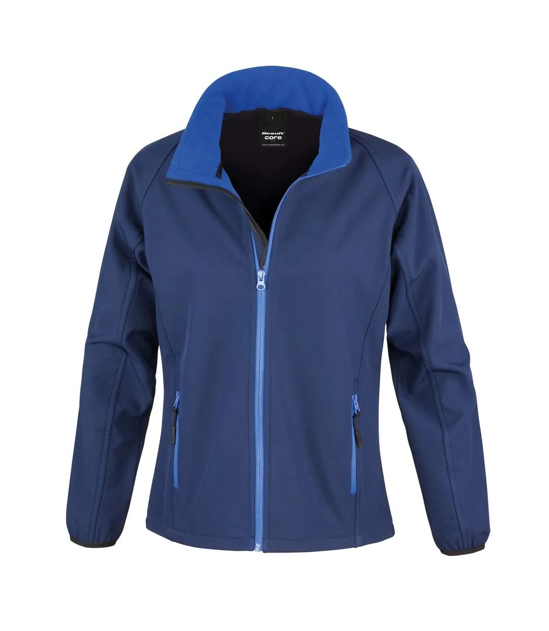 Result Womens/Ladies Core Printable Softshell Jacket (Navy / Royal) - UTRW3696