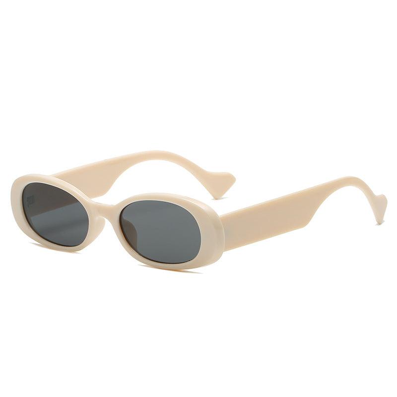 Retro Oval Small Frame Unisex Sunglasses