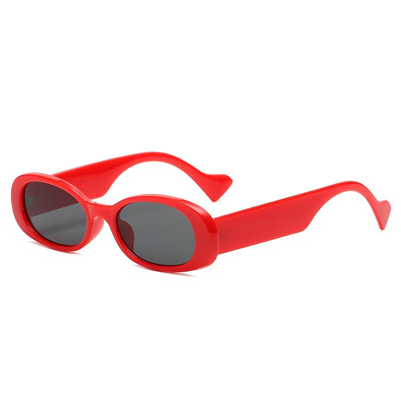 Retro Oval Small Frame Unisex Sunglasses