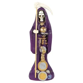 Santa Muerte Statue - Un-Dressed - 8 - Purple