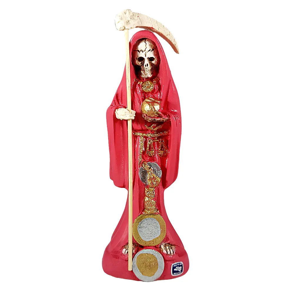 Santa Muerte Statue - Un-Dressed - 8 - Red