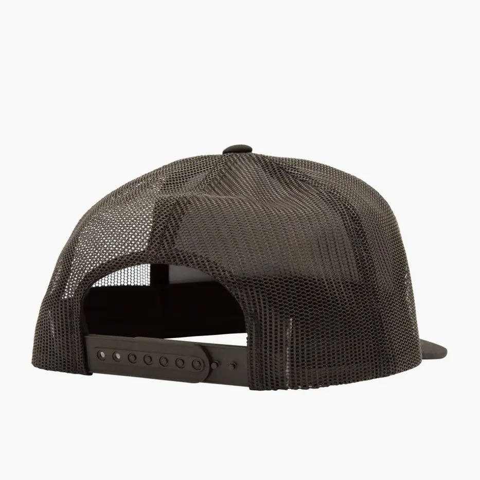 SC ALPHA TWILL TRUCKER HAT BLACK