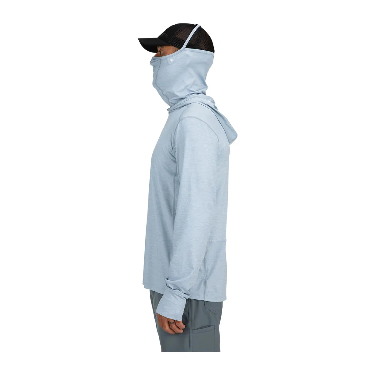 Simms SolarFlex Guide Cooling Hoody Steel Blue