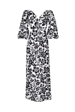 Simone Perla Maxi Linen Dress