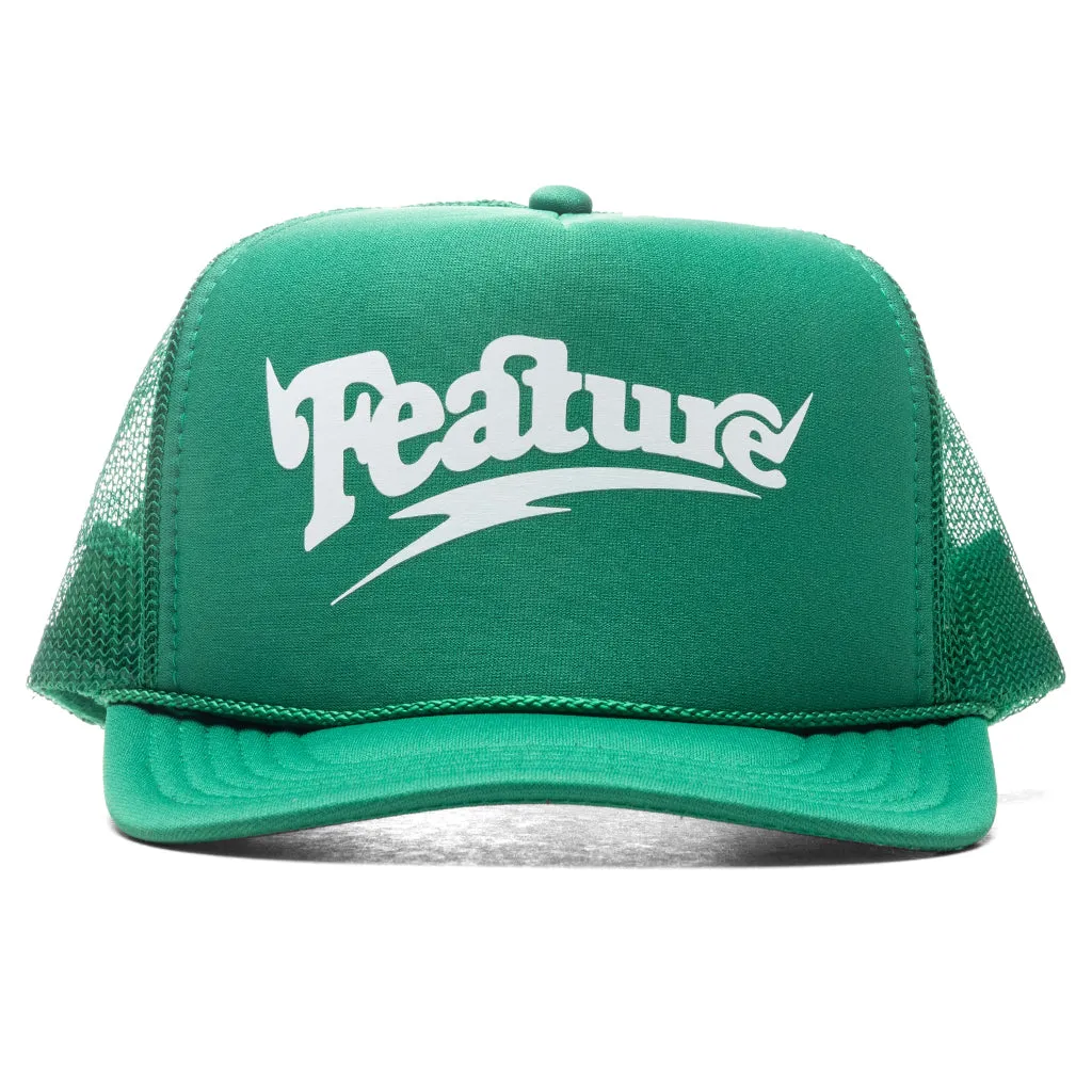 Spike Trucker Hat - Kelly Green