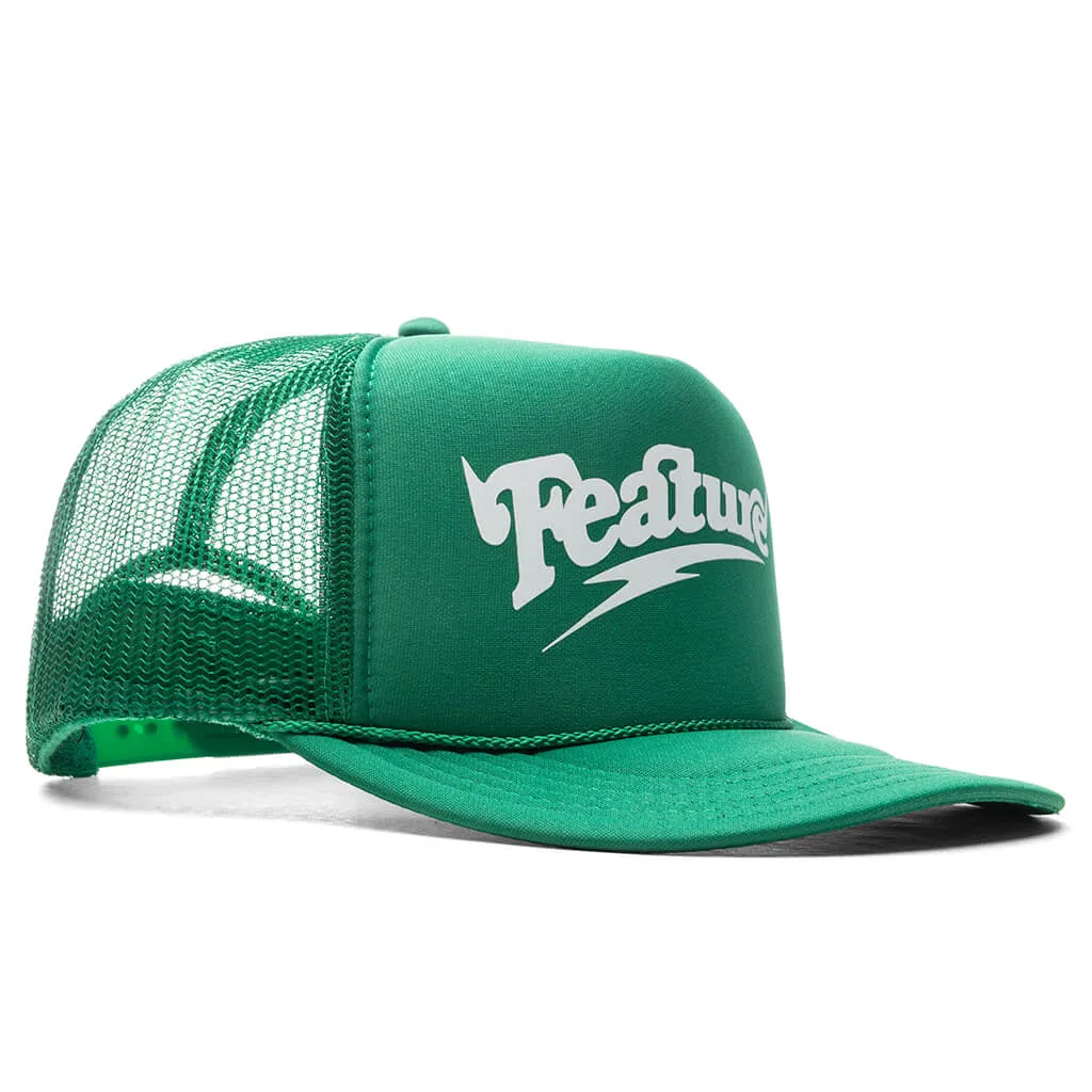 Spike Trucker Hat - Kelly Green