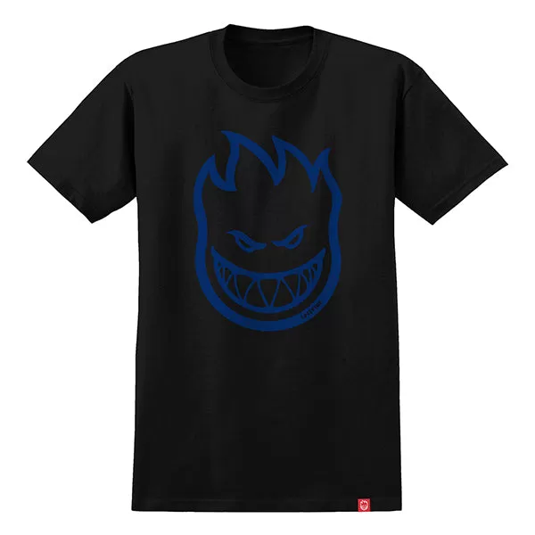 SPITFIRE BIGHEAD TEE BLACK/NAVY