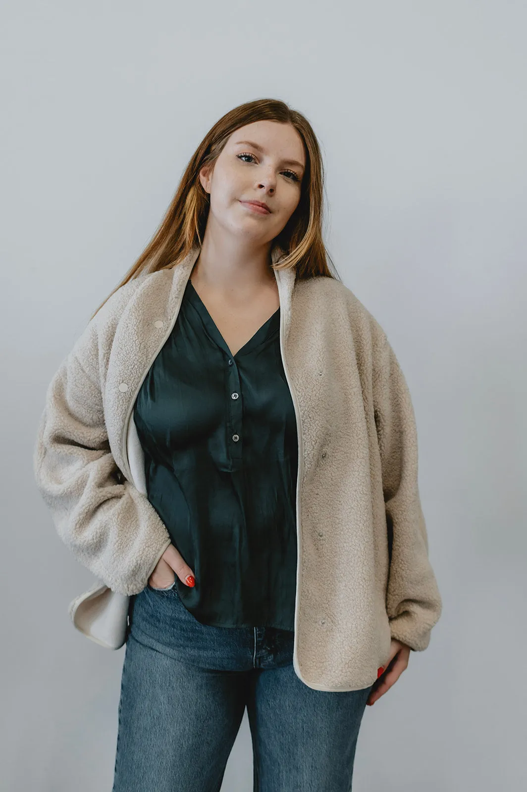 The Juna Teddy Jacket by In Wear- PLUS