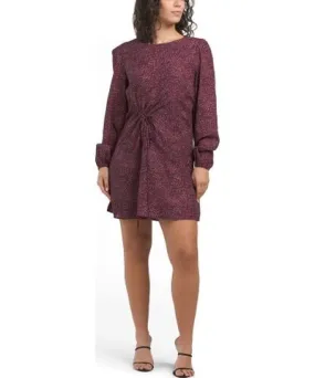 Tj Maxx Long Sleeve Printed Mini Dress For Women