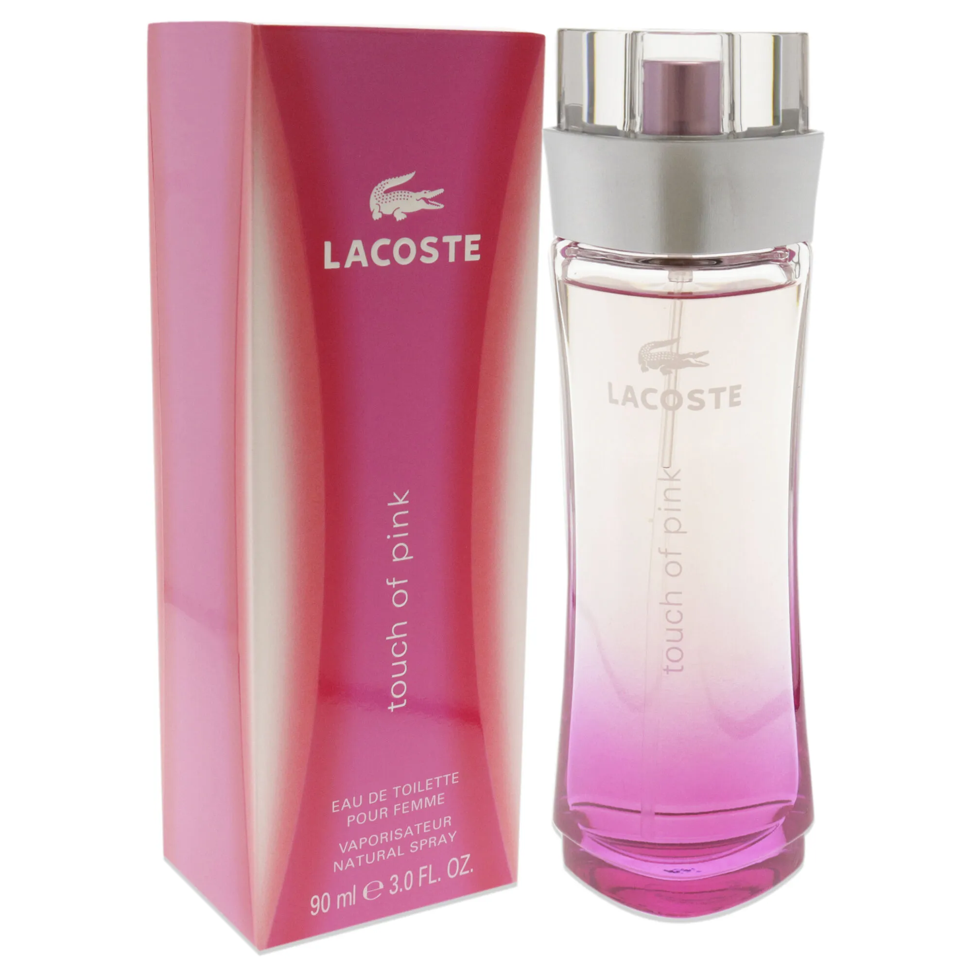 Touch of Pink by Lacoste for Women - 3 oz EDT Spray