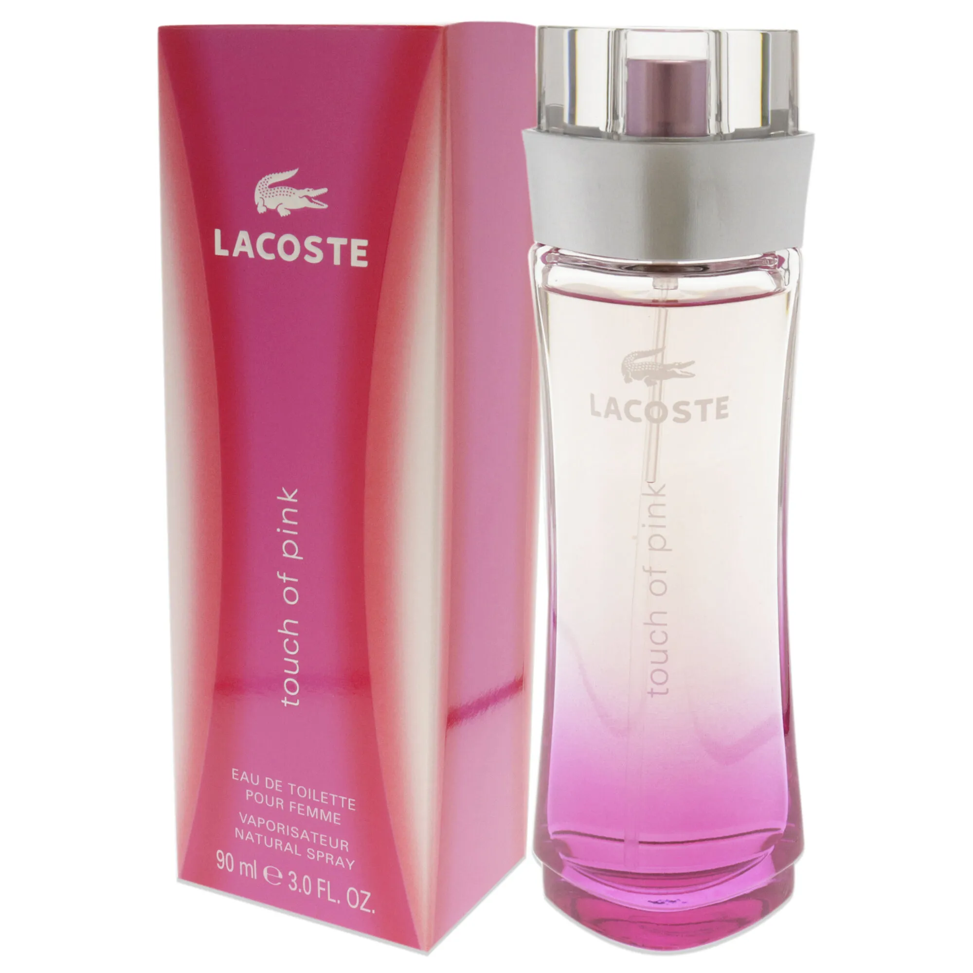 Touch of Pink by Lacoste for Women - 3 oz EDT Spray