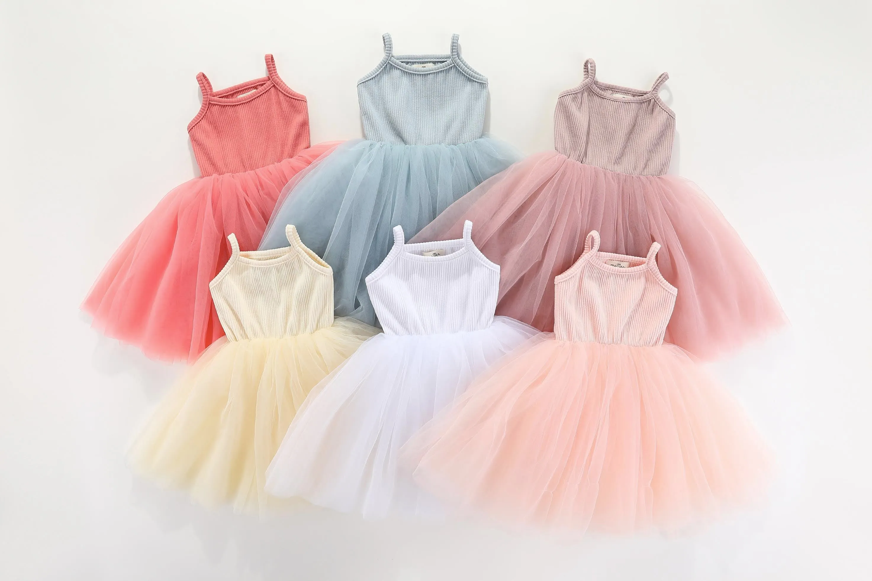 Valentina Tutu Dress - DUSTY PINK : 0-6M, 6-12M, 1-2Y, 2-3Y, 3-4Y, 4-5Y, 5-6Y, 6-8Y