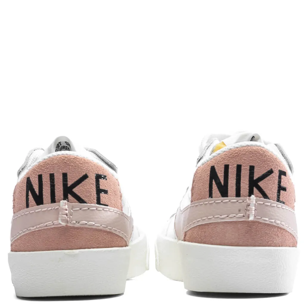 Women's Blazer Low '77 Jumbo - White/Pink Oxford/Rose Whisper