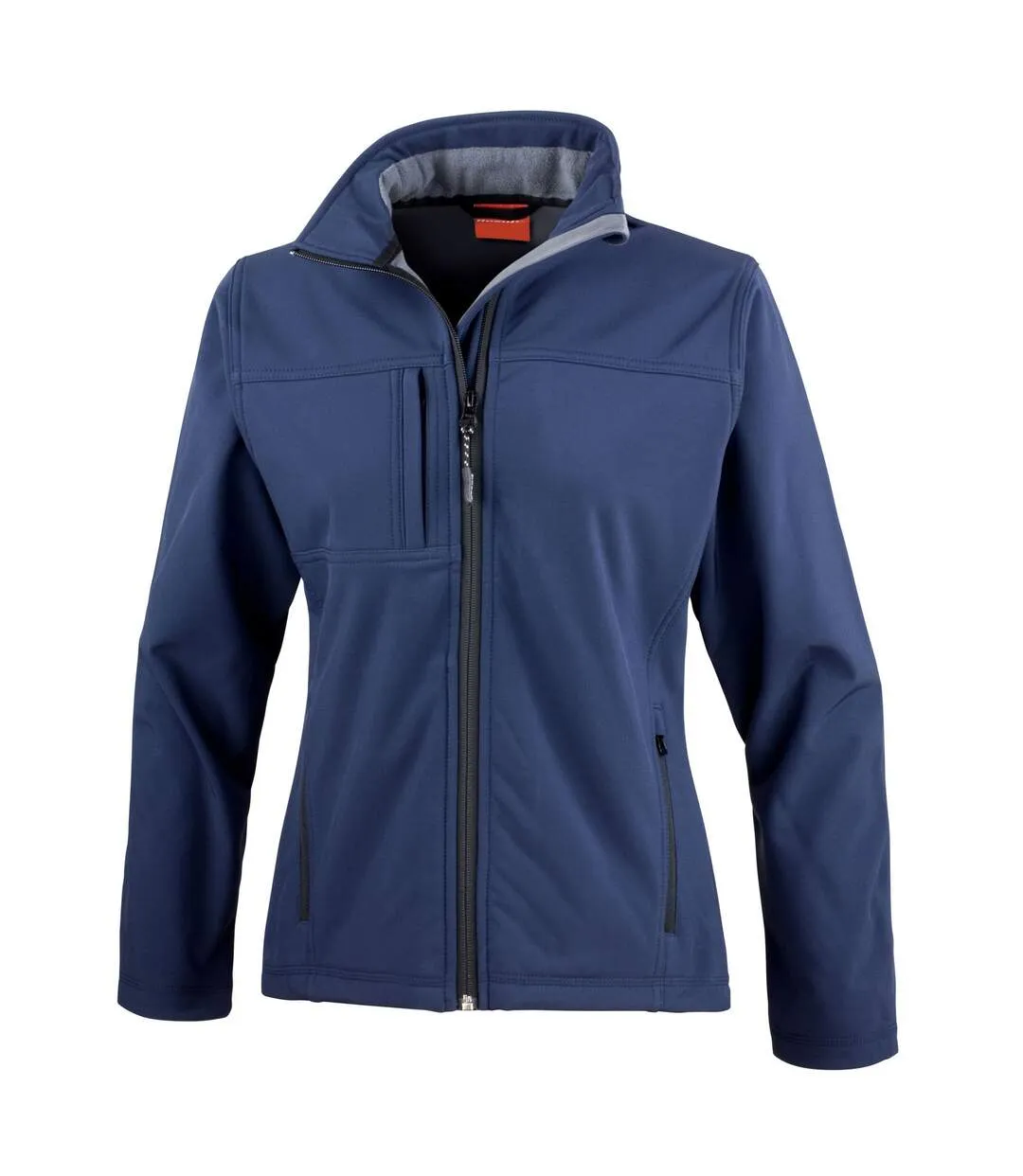 Womens/ladies classic softshell soft shell jacket navy Result