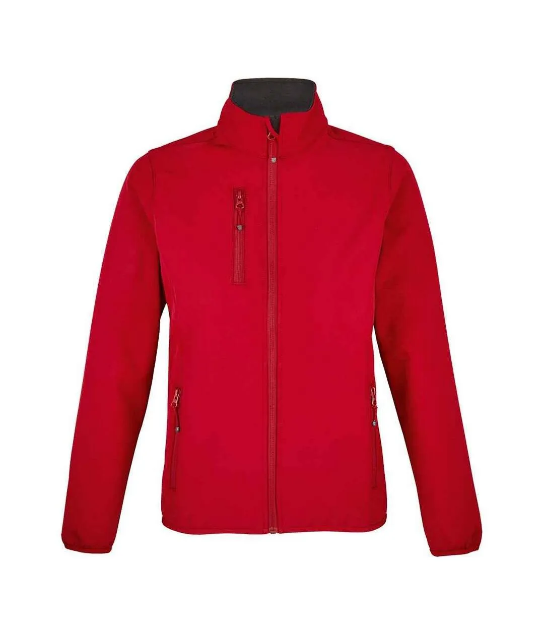 Womens/ladies falcon softshell recycled soft shell jacket pepper red SOLS