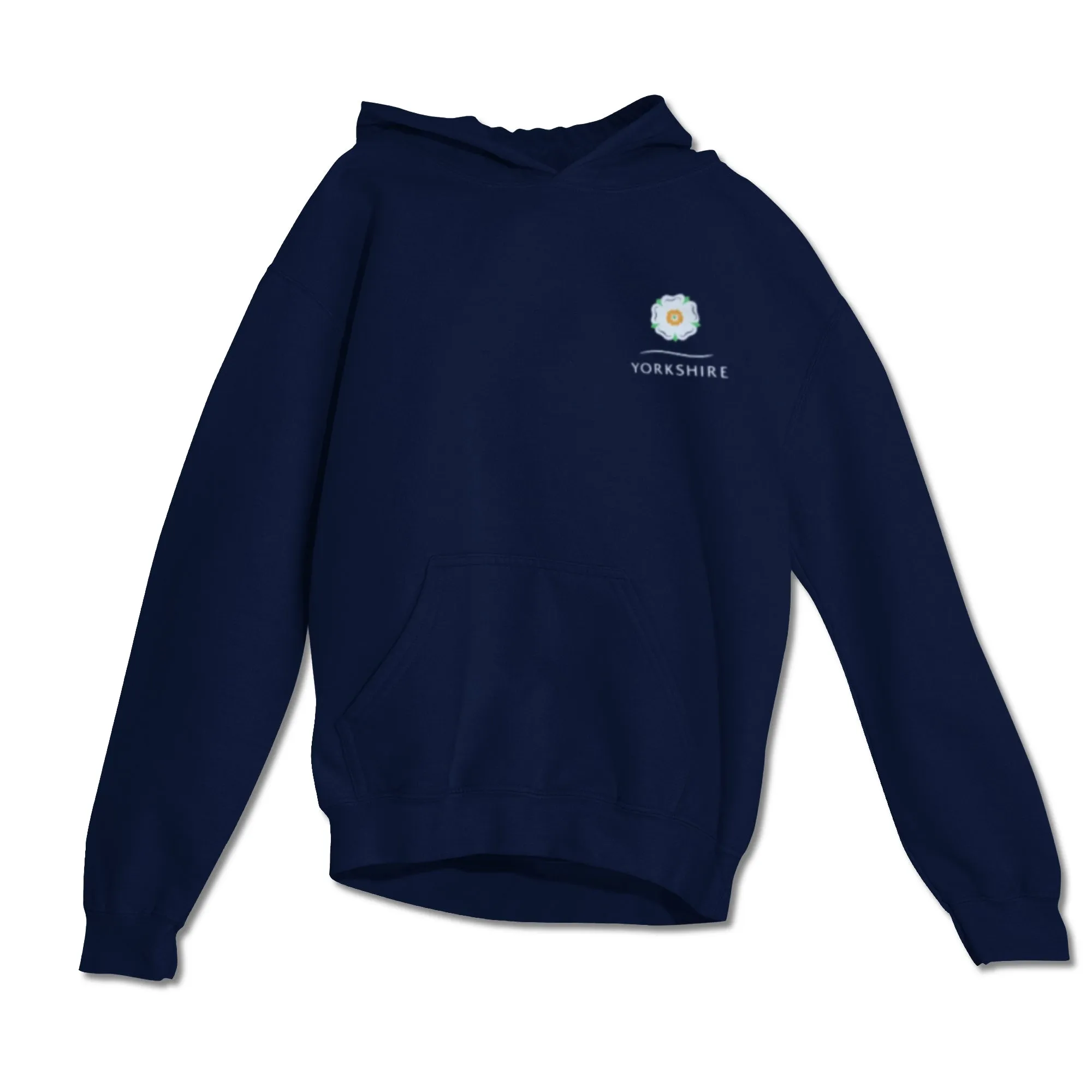 Yorkshire Rose Navy Hoodie